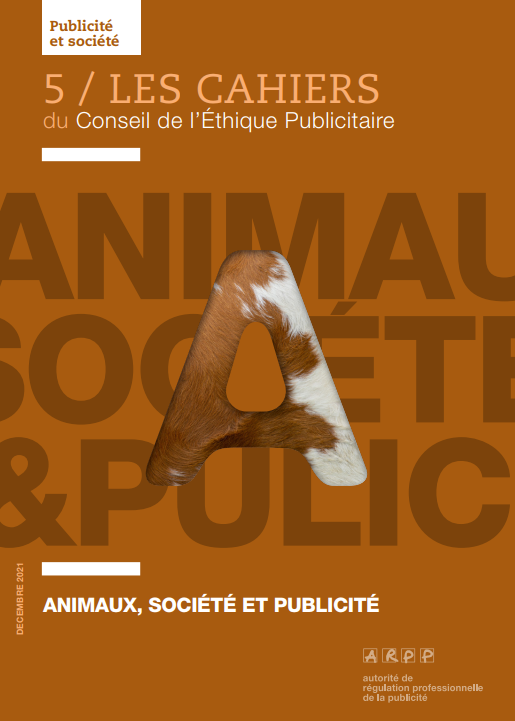 Couverture des Cahiers du CEP n°5 - Animaux, société et publicité