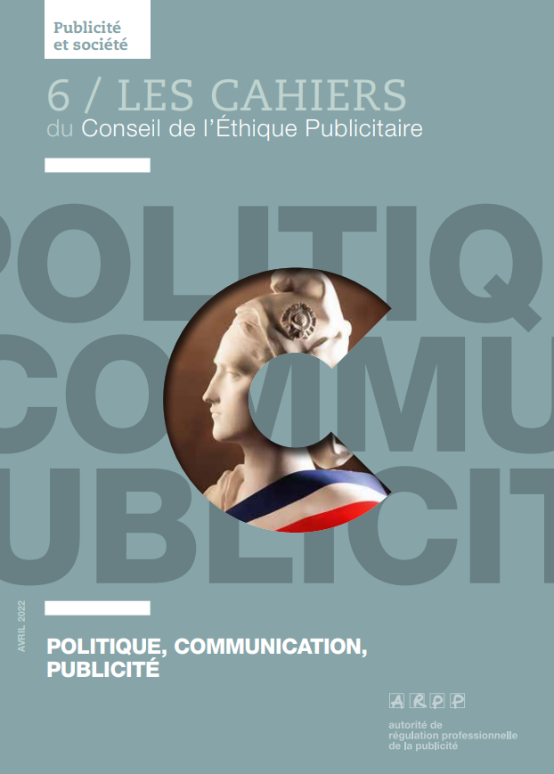 Couverture des Cahiers du CEP n°6 Politique, communication et publicité